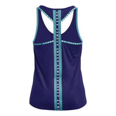 Женская теннисная майка Under Armour Knockout Tank Top Women - Dark Blue, Turquoise