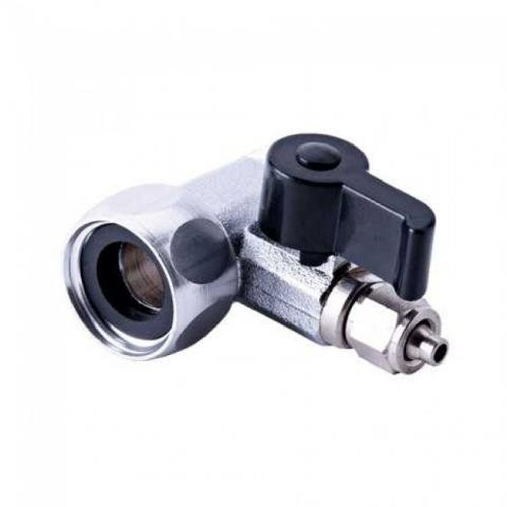 Врезка  1/2"В х 1/4"кран х 1/2"Н (Барьер)