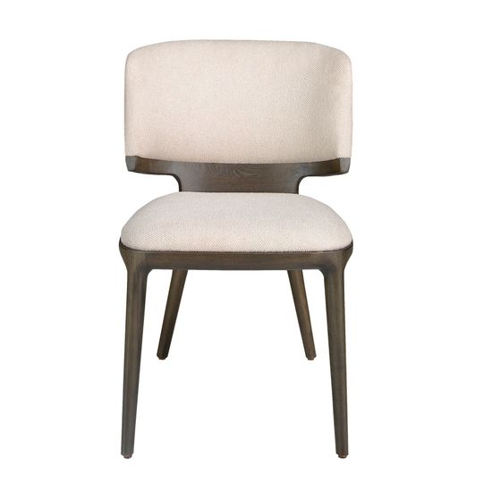 Стул 4165/CH-20066 серый деревянный с обивкой из ткани Испания