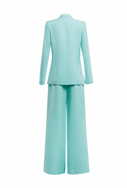 Костюм брючный мятный 13-01-24 SS