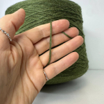 DAFFODIL - Gruppo Filpucci Industrie Filati; 67% меринос, 23% шелк, 10% п/а; 350м/100гр; col.23-024 Pino; цвет: зеленый лесной; Есть бобинки: 56, 225 гр; S501