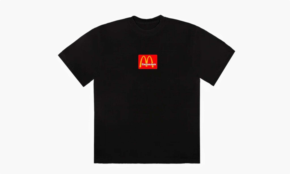 Travis Scott x McDonald's Sesame II T-shirt "Black / Red"