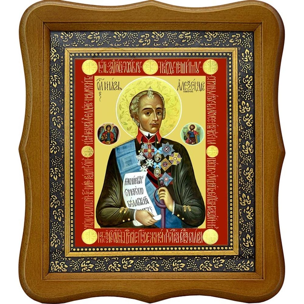 Александр Суворов "Христов воин". Икона на холсте
