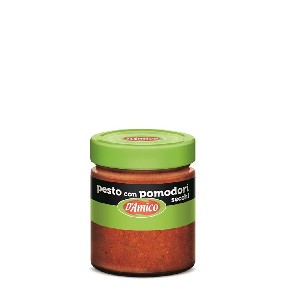 Песто из вяленых томатов 130 г, Pesto di pomodori secchi D'Amico 130 gr