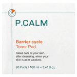 P.CALM, Тонер-губка для барьерного цикла, 60 шт., 160 мл (5,41 жидк. Унции)