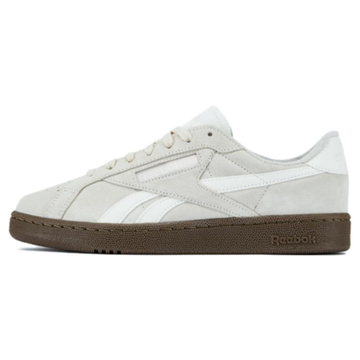 Клуб Reebok C Кроссовками для скейтборда - Самые низкие Серо-Белые Юнисексы