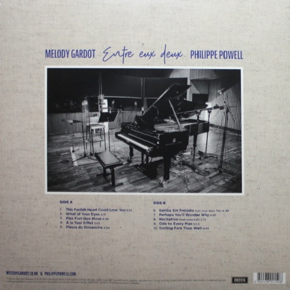 Melody Gardot, Philippe Powell / Entre Eux Deux (LP)