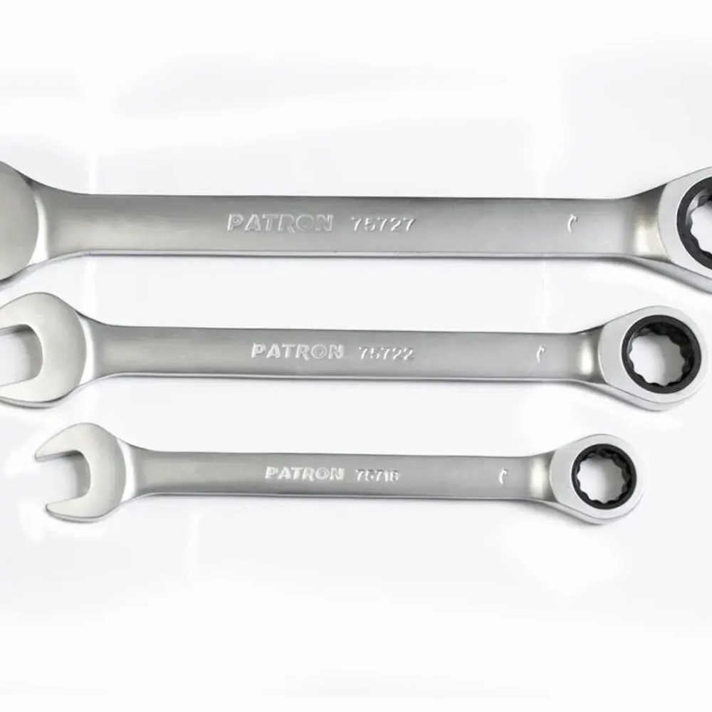 Ключ комбинированный трещоточный 22мм PATRON P-75722
