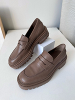 Новые кожаные лоферы Massimo Dutti, 37