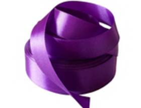 Лента атласная 25 мм. фиолетовая