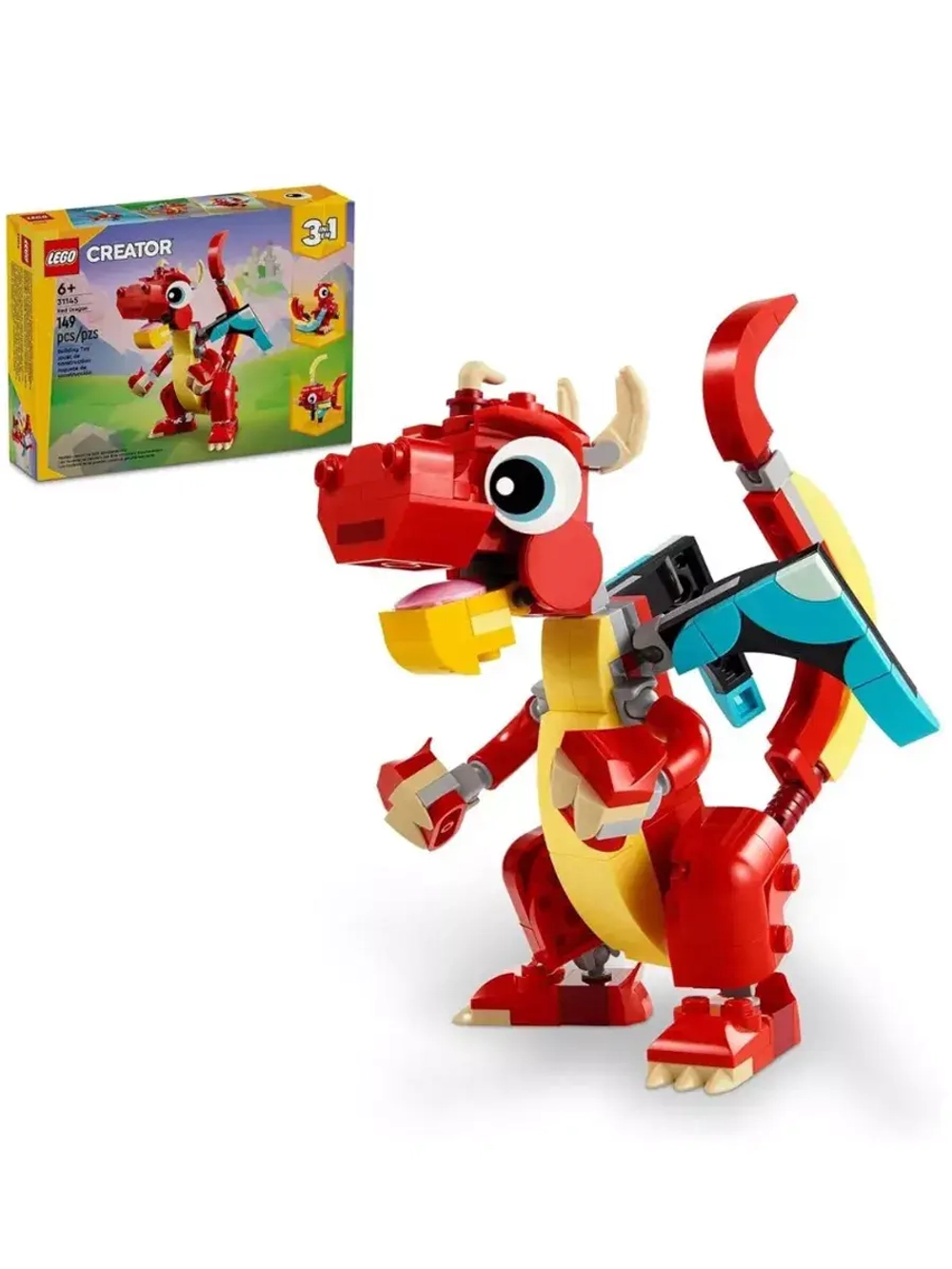 Лего Красный дракон 31145 Lego Creator