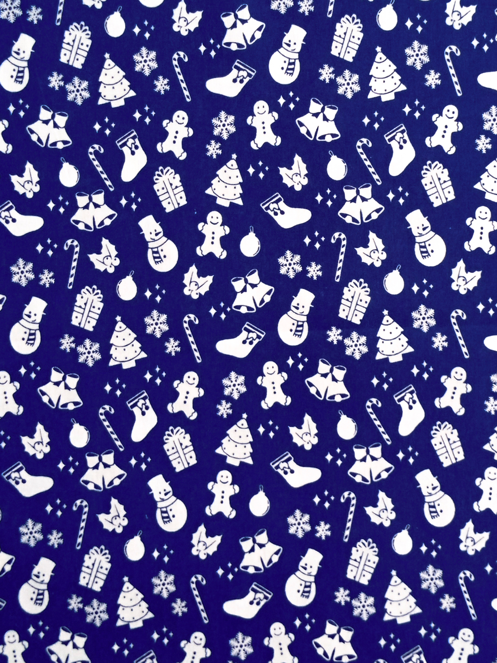 Ткань бязь плательная, рис. "Новогодний рисунок", ширина 150 см, арт. 581