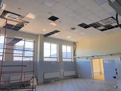 Ведется монтаж климатического оборудования