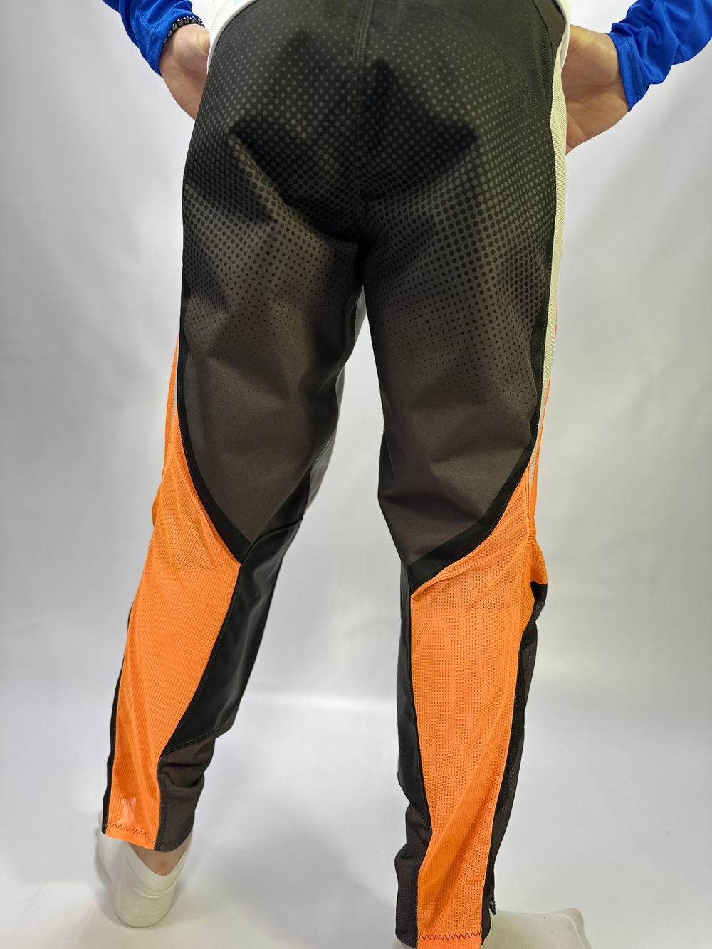 Мотоштаны Troy Lee Designs GP Pro Air Pant Bands Gray/Neo Orange-M