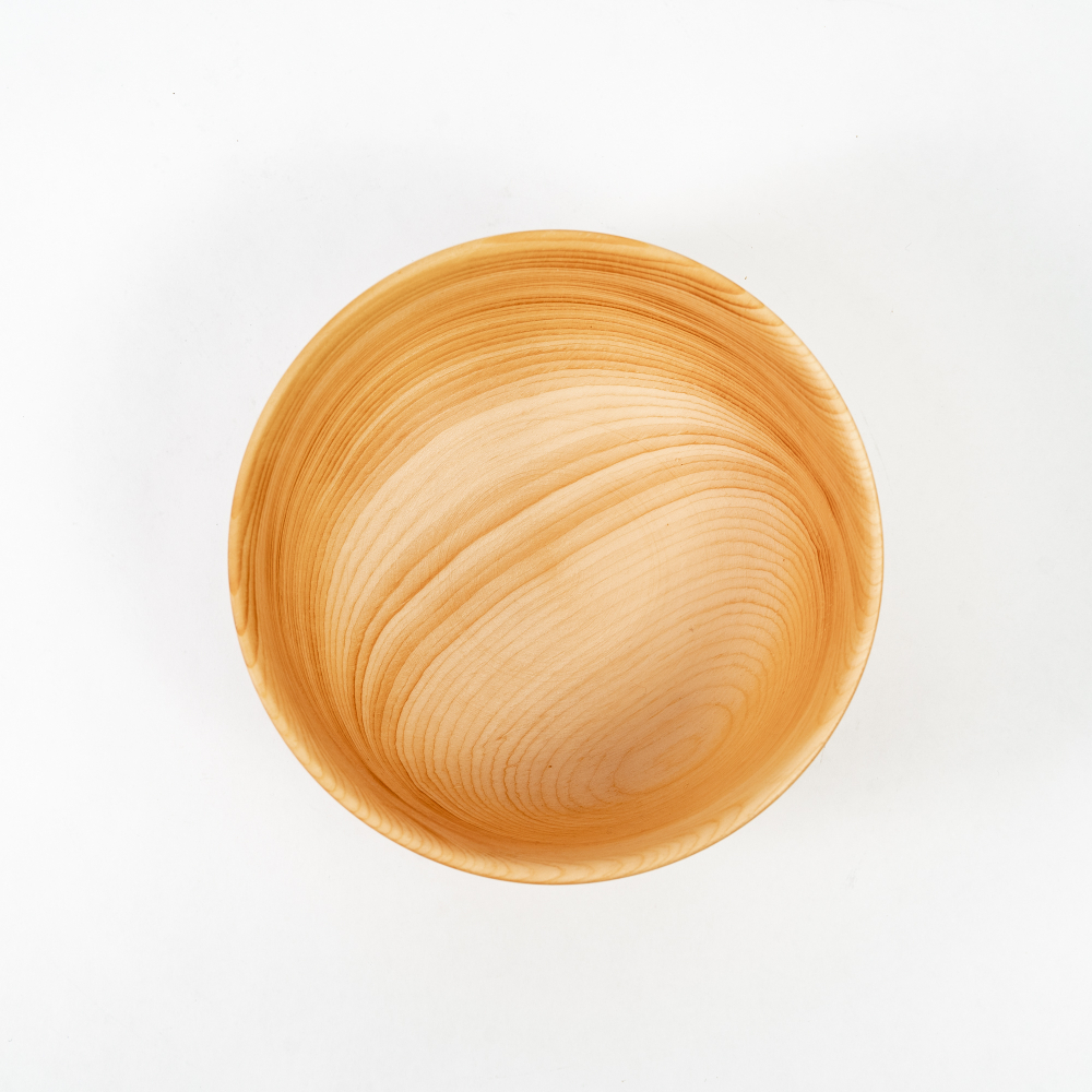 Деревянная Глубокая тарелка Art of Siberia из сибирского кедра бульоница T160