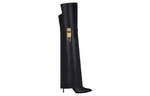 Givenchy Shark Lock Over the knee Boots 9cm Women"s Black