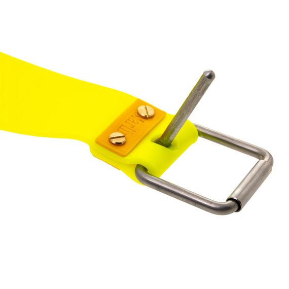 Грузовой ремень силиконовый с марсельской пряжкой Marlin Желтый