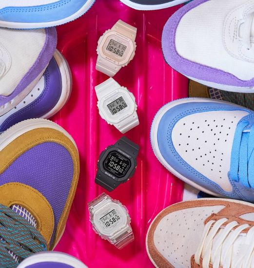 электронные часы японского бренда Casio  BABY-G модель BA-110AQ-4A