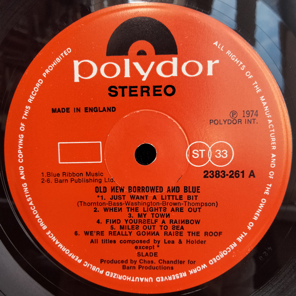 Slade / Old New Borrowed And Blue (LP)