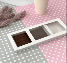 Пенал с обечайкой под плитку шоколада 19*11*1.8 см