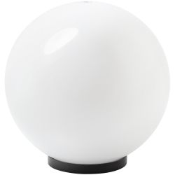 Садово-парковый светильник ЭРА НТУ 01-100-301 шар опаловый на опору / кронштейн IP44 Е27 max100Вт d300mm | Садово-парковые светильники