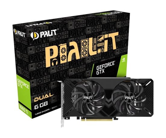 Видеокарта Palit GeForce GTX 1660 Ti Dual