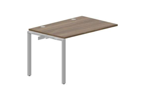 стол Strike 1180х780х750мм (2 громмета) - приставной элемент