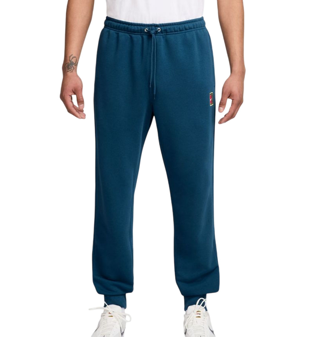 Мужские теннисные штаны Nike Court Heritage Dri-FIT Fleece - blue force