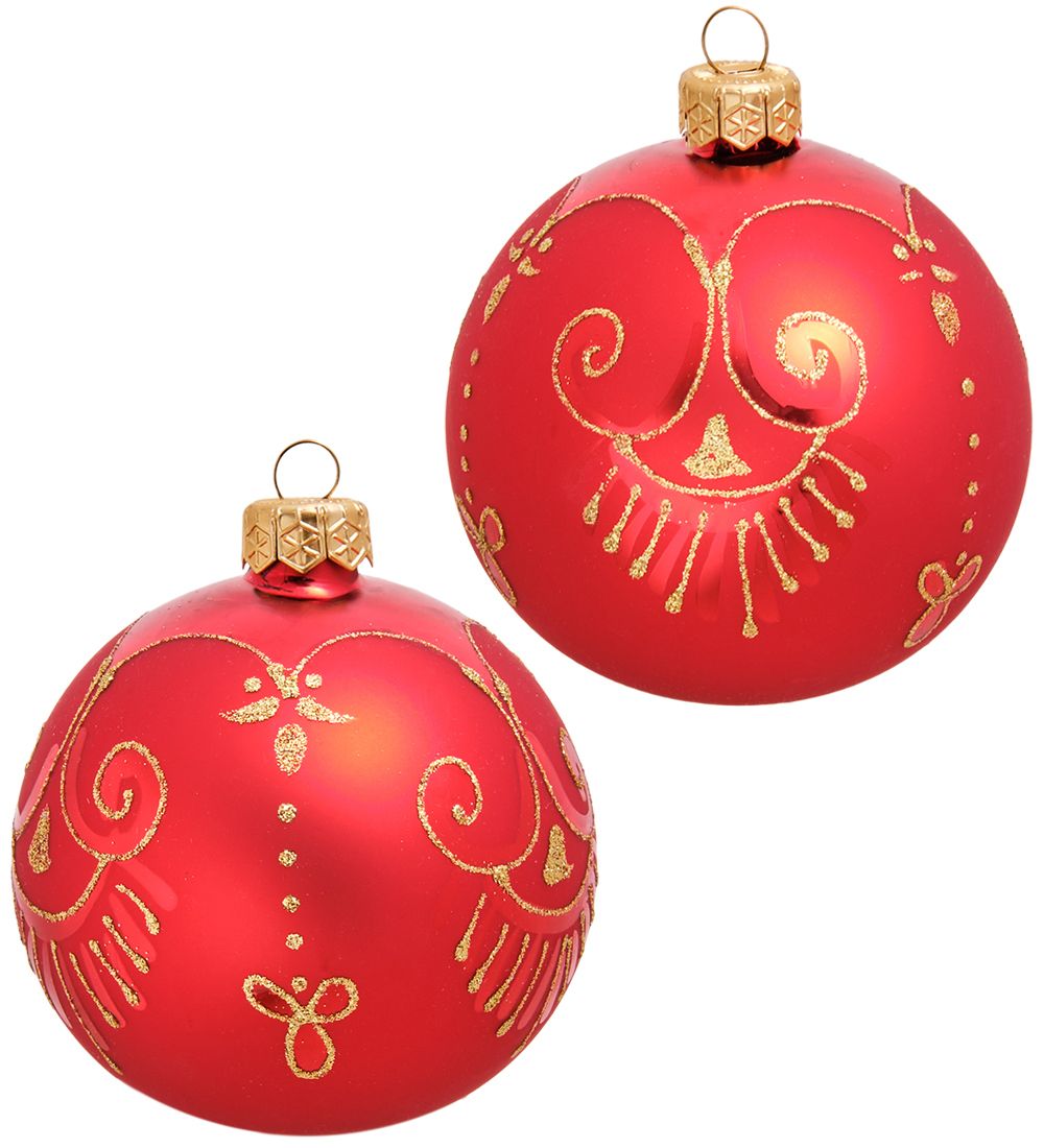 Элита НФШ-1071 Набор ел.украшений Шар «Северное сияние» красный 85 мм