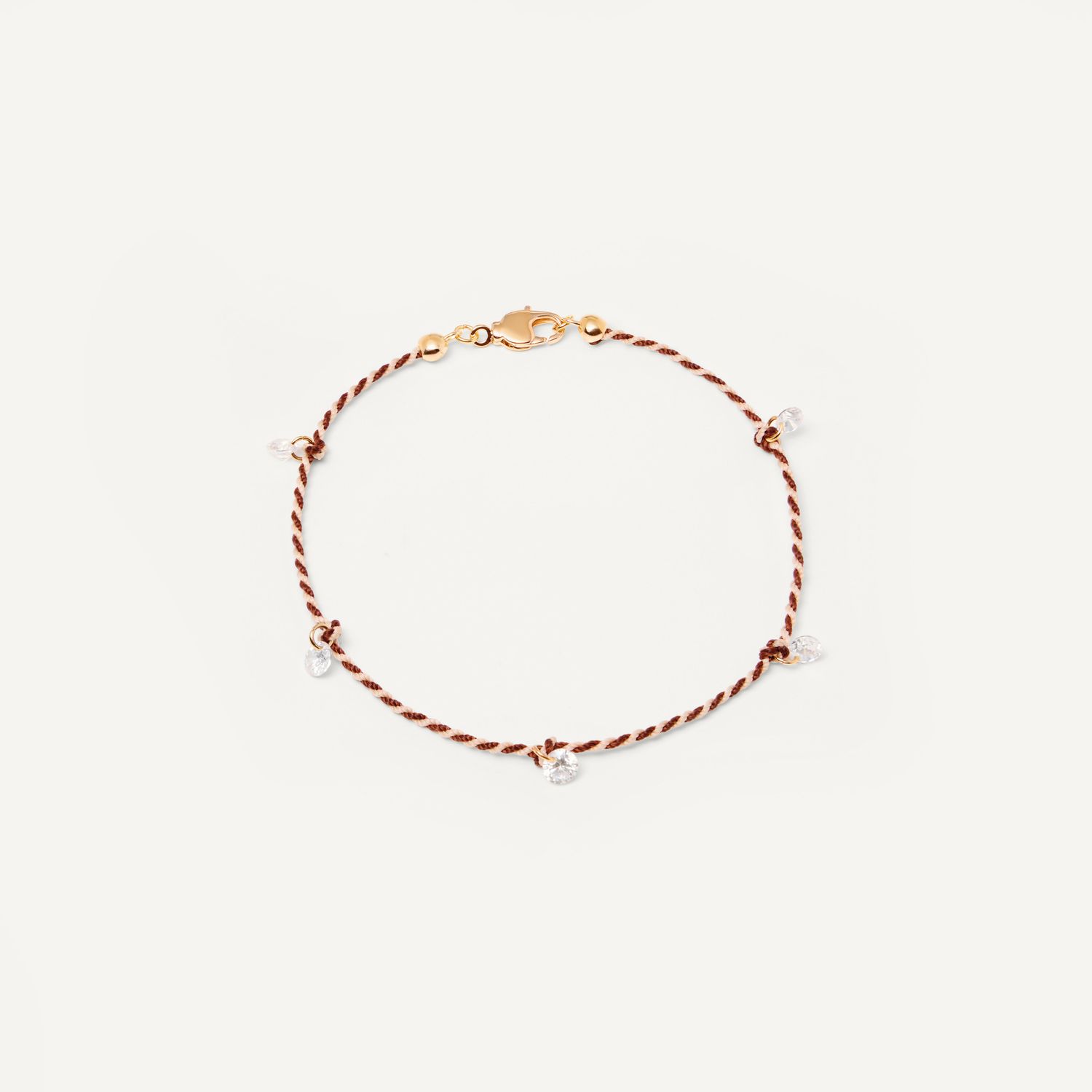 Анклет Your Color Knitted Anklet - Small Crystal