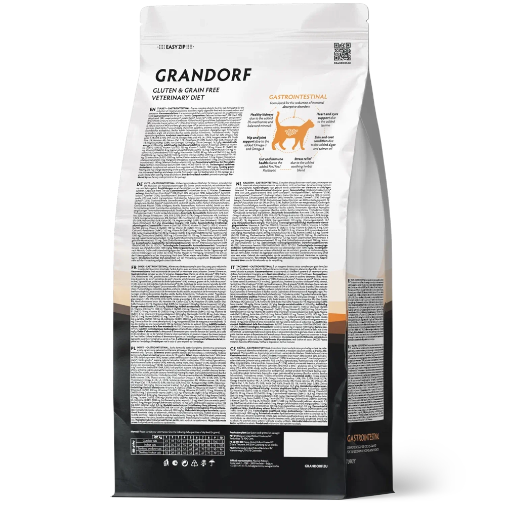 Grandorf GASTROINTESTINAL, Gluten & Grain Free, Veterinary Diet (Turkey)