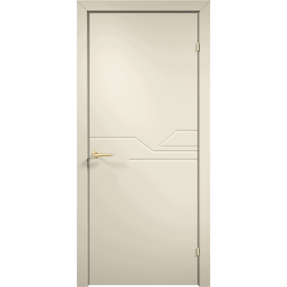 Фото межкомнатной двери эмаль Дверцов Тиволи 4 цвет жемчужно-белый RAL 1013 глухая