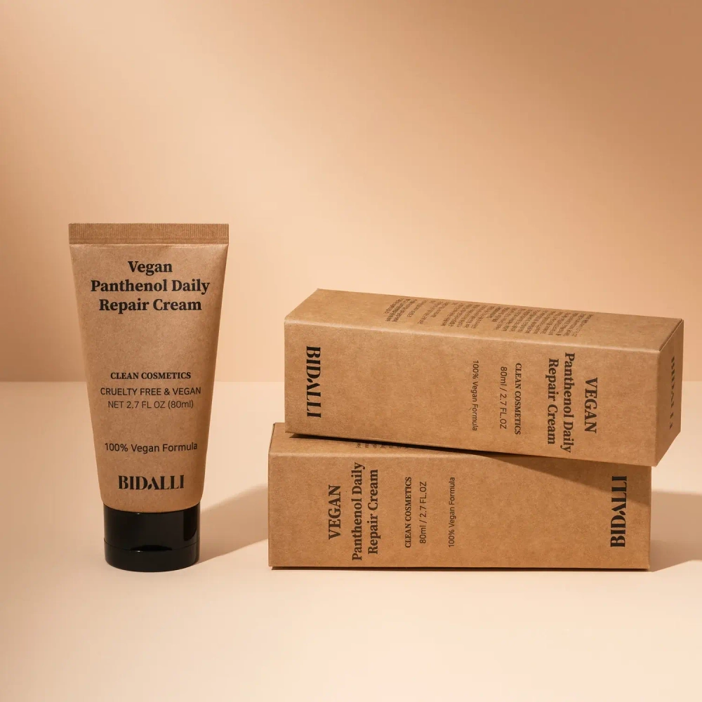 BIDALLI Vegan Panthenol Daily Repair Cream 80ml Успокаивающий и увлажняющий крем