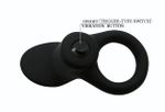 Чёрное эрекционное виброкольцо со стимулятором клитора Cobra (Цвет: черный)