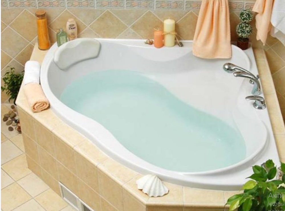 Акриловая ванна VAGNERPLAST IRIS 143x143