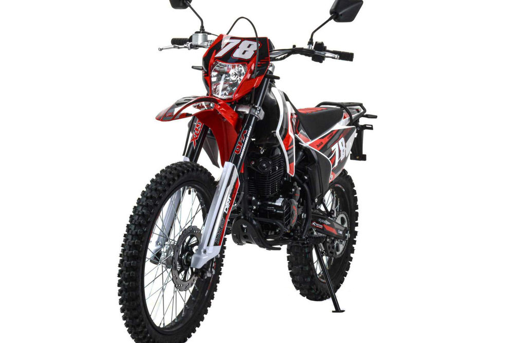 Мотоцикл Кросс XR300 LITE (175FMM) с птс красный