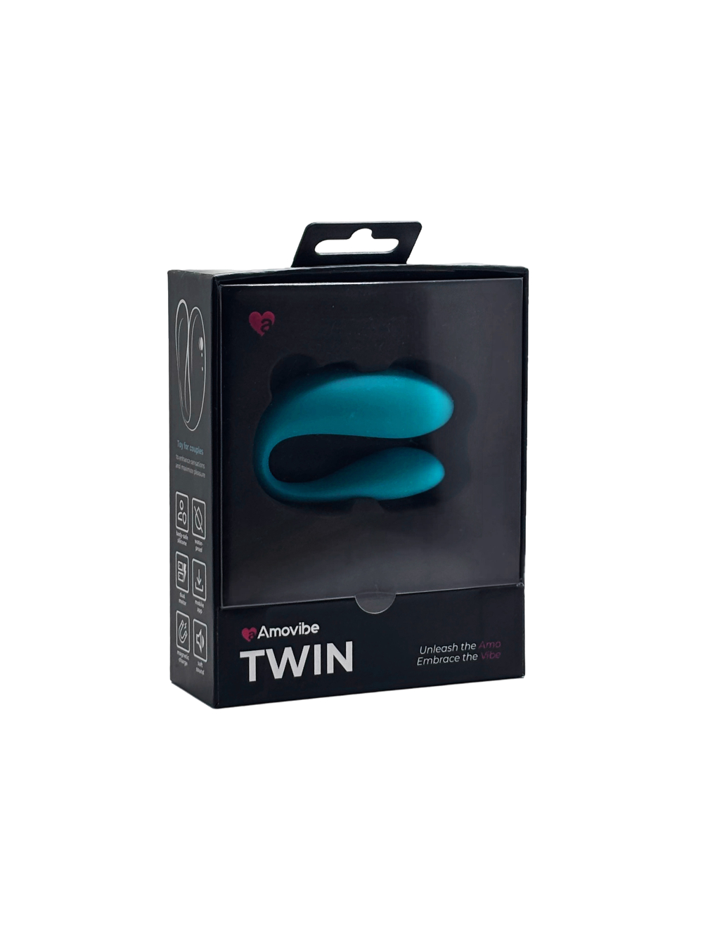 Парный вибромассажер TWIN, Tiffany с управлением через приложение.