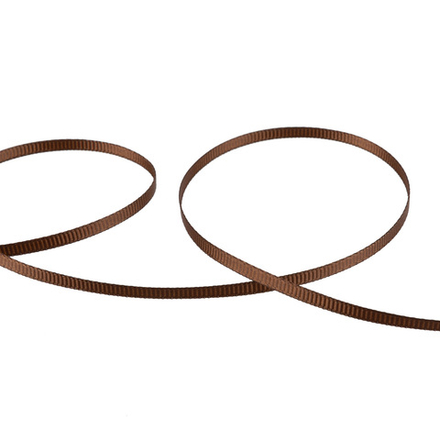 "Gamma" репсовая лента GR-03 3 мм №017 т.коричневый