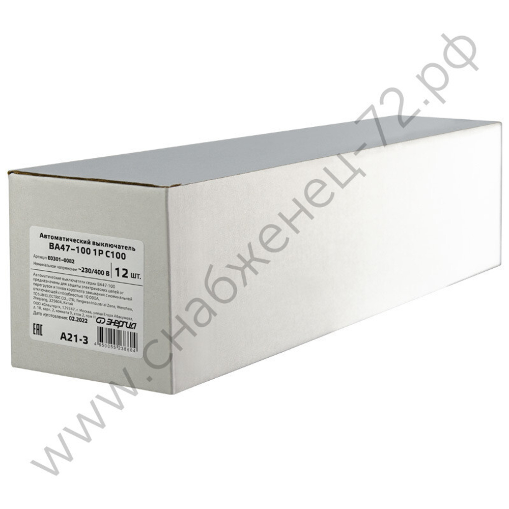 Автоматические выключатели Энергия ВА 47-100