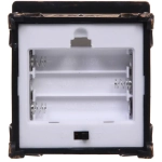 Сувенир с подсветкой Christmas «Фонарь - Зиминий переполох» 13х7,3х7,3 см (работает от 3х батареек ААА)