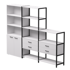 Набор стеллажных систем №12 Everprof EVO 2435x385x1840