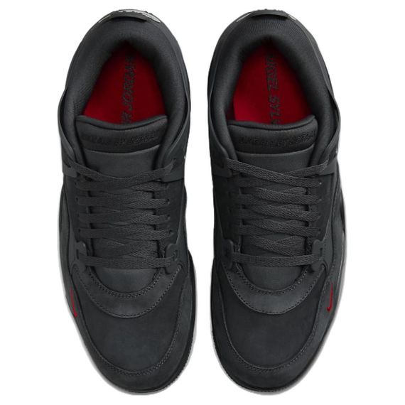 Jordan Air Джордан 4 Винтажные баскетбольные кроссовки Низкие Мужские Черные