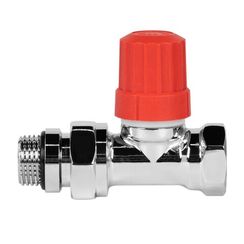 Набор термостатический прямой Royal Thermo Design 1/2quot; Click (Хром) с термоголовкой Design (Хром)