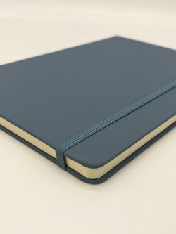 Блокнот В5 25*17см 80 л серо-голубой (201688429-7)