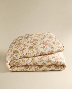 Пододеяльник Zara Home сатин, хлопок 100%, с цветочным принтом, 6186/088