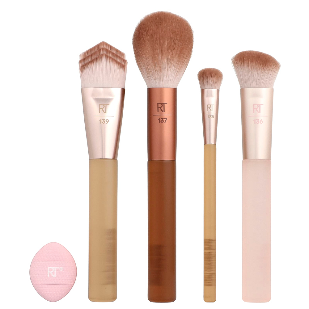 Real Techniques, New Nudes 2.0, базовый набор для растушевки, 5 предметов