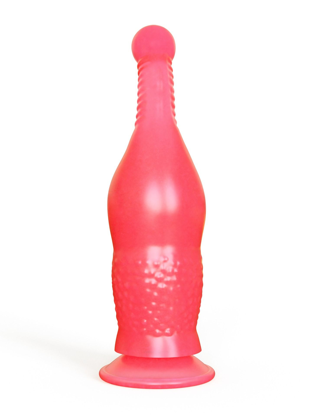 Анальный стимулятор LOVETOY на присоске, розовый, ПВХ