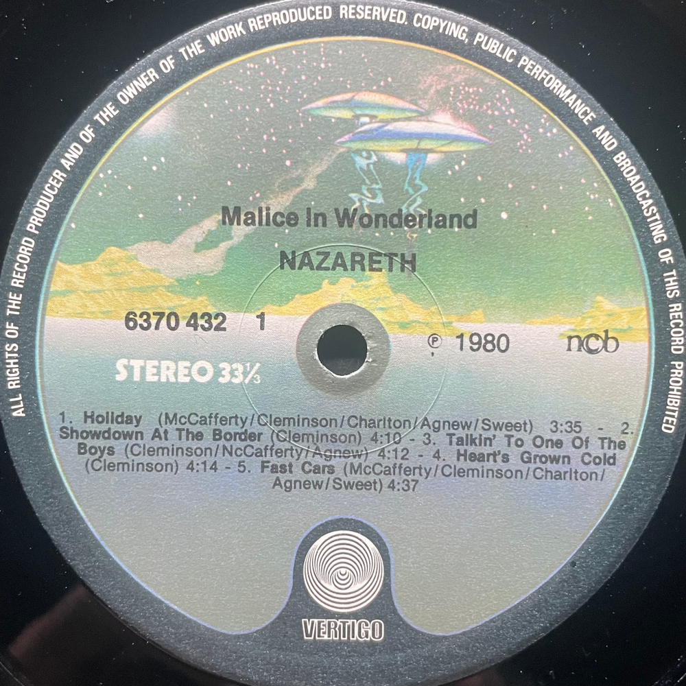 Nazareth - Malice In Wonderland (Скандинавия 1980г.)