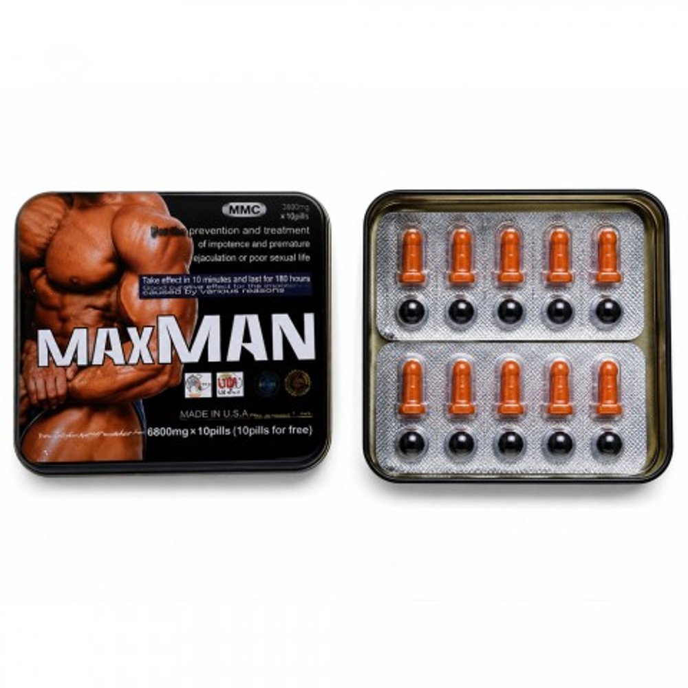 Возбудитель MaxMan (12 таблеток + 12 витаминов)