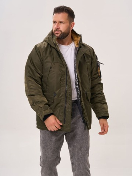 Куртка Аляска укороченная Husky Short 2 Nord Denali (серо-оливковая - r.grey/silver)